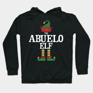 Abuelo Elf Matching Family Group Christmas Party Pajamas Hoodie